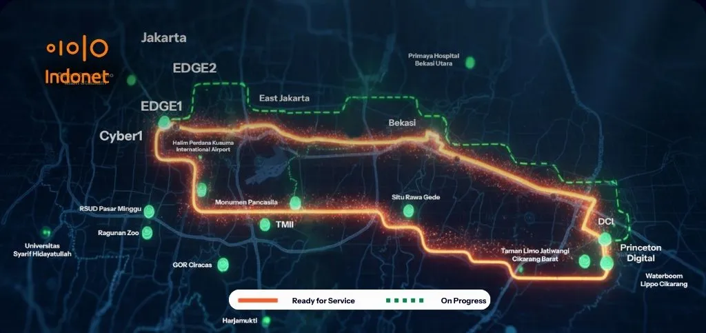 Indonet Fiber Upgrade_Setu Route